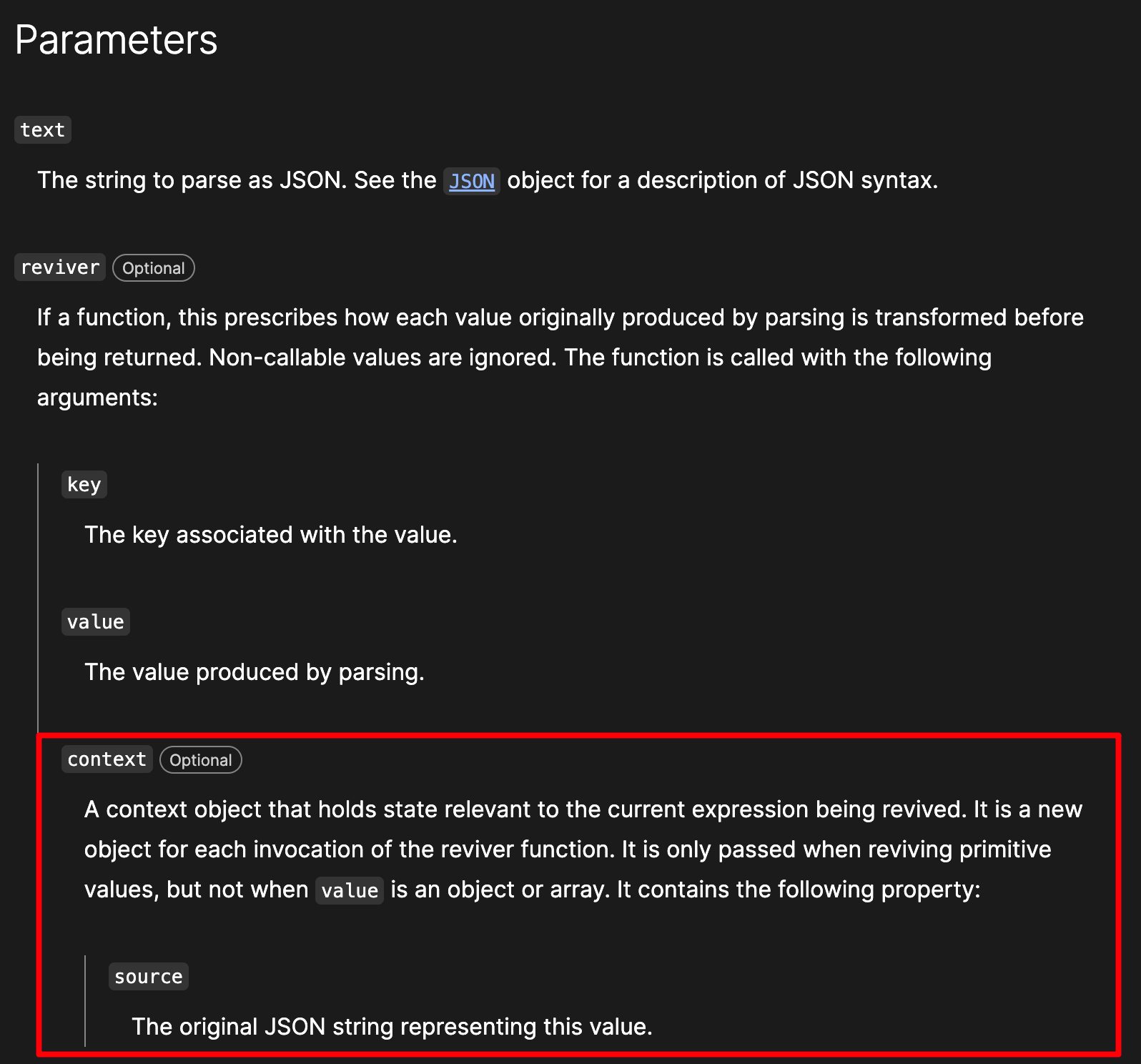 JSON.parse 第三个参数